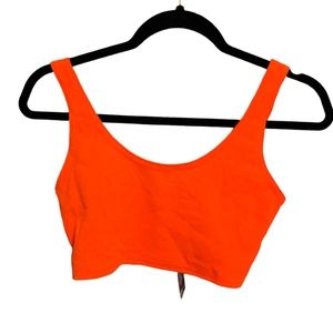 NEW Neon Orange Crop Top